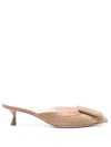 ROGER VIVIER ROGER VIVIER VIV IN THE CITY LEATHER MULES