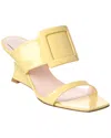 Roger Vivier Viv In The City Patent Wedge Sandal