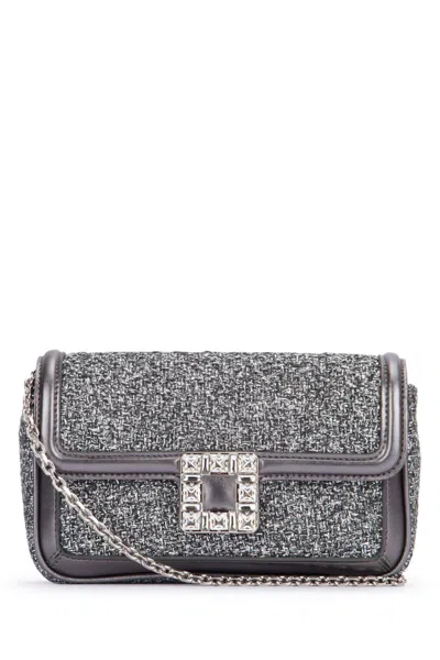 Roger Vivier Viv Jeu De Fille Bag In B210grigiomeb408ceneresc