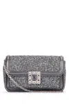 Roger Vivier Viv' Jeu De Fille Metallic Clutch Bag In Grey