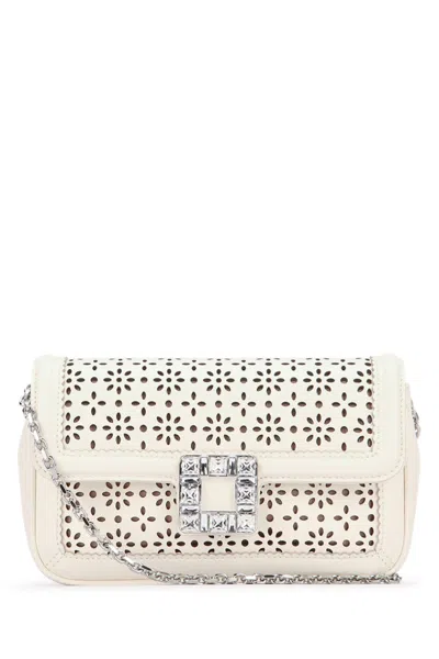Roger Vivier Viv Jeu De Fille Daisy Bag In Pink