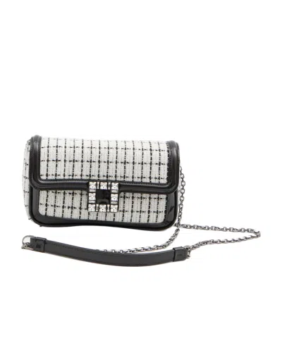 Roger Vivier Viv' Jeu De Fille Embellished Shoulder Bag In Black