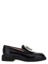 Roger Vivier Viv Rangers Met Buc 25 Loafers In Black