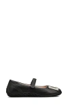 Roger Vivier Low Mary Jane Ballerinas In Leather In Black