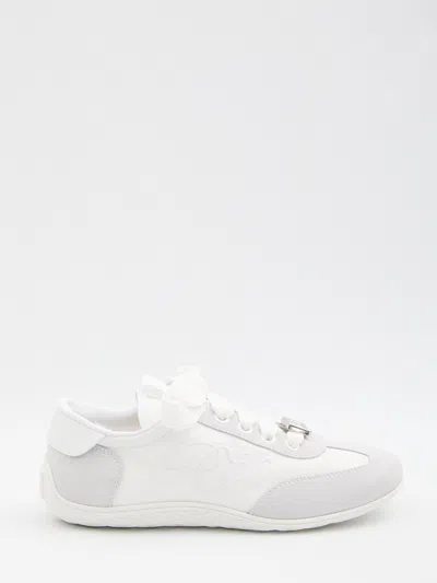 Roger Vivier Viv' Low Sneakers In Suede