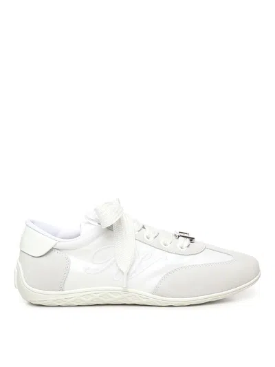 ROGER VIVIER VIV LOW SUEDE SNEAKERS