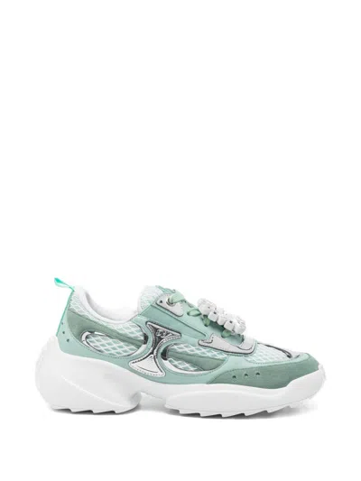 Roger Vivier Viv On The Run Sneakers In Blue