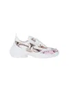 Roger Vivier Viv On The Run Sneakers In White
