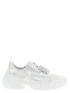 Roger Vivier Viv On The Run Sneakers In White