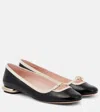 Roger Vivier "viv' Podium Patent In Black