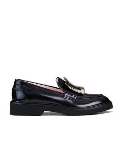 ROGER VIVIER ROGER VIVIER VIV' RANGERS BUCKLE EMBELLISHED LOAFERS