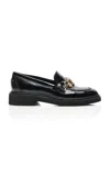 Roger Vivier Viv Rangers Charms Leather Loafers In Black
