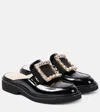Roger Vivier Viv' Rangers Mules In Black