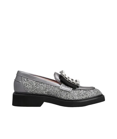 ROGER VIVIER ROGER VIVIER VIV' RANGERS EMBELLISHED LOAFERS