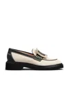 Roger Vivier Viv Rangers Fab Met Buc Loafer 25 In Neutral