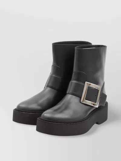 Roger Vivier Viv Rangers High Biker Booties