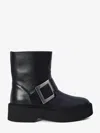 Roger Vivier Viv Rangers High Biker Booties