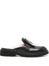 Roger Vivier Viv Rangers Leather Loafers In Black