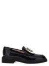 Roger Vivier Viv Rangers Met Buc 25 Loafers In Black