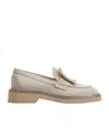 Roger Vivier Suede Viv' Rangers Loafers In Beige