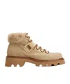 Roger Vivier Viv' Rangers Truck Booties In Suede In Brown