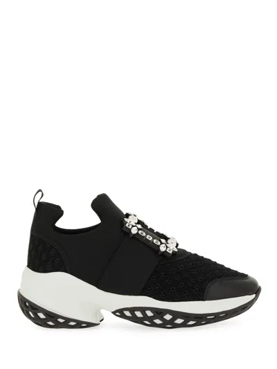 ROGER VIVIER "VIV' RUN" FABRIC SNEAKER