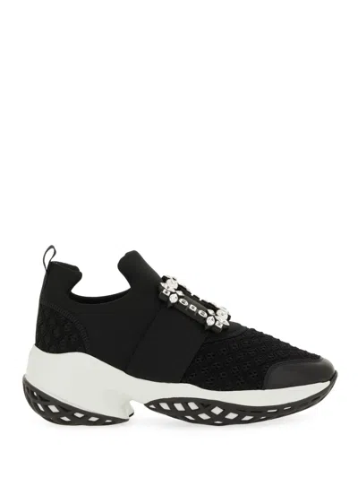 Roger Vivier "viv' Run" Sneaker In Black