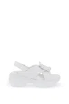 Roger Vivier White Technical Fabric And Leather Sandals For Women From Ss24 Collection In Bianco