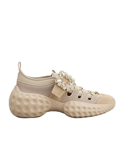 Roger Vivier Viv' Run Light Trekky Sneakers In Fabric
