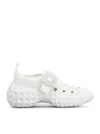 Roger Vivier Sneakers Con Fibbia Con Cristalli In White