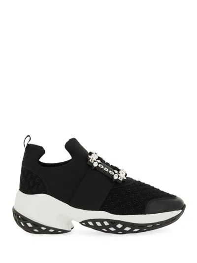 Roger Vivier "viv' Run" Sneaker In Black