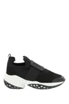 Roger Vivier Woman Sneakers Black Size 11.5 Textile Fibers, Soft Leather In Black