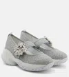 Roger Vivier Viv Run Sneakers In Silver