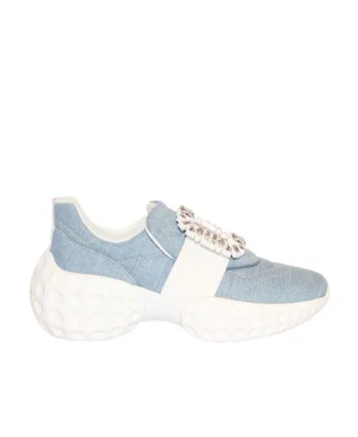 Roger Vivier Viv Run Sneakers In White