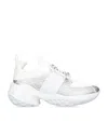 Roger Vivier Viv Run Strass Technical In Silver