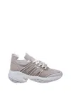 Roger Vivier Crystal Embellished Mesh Lace-up Sneaker