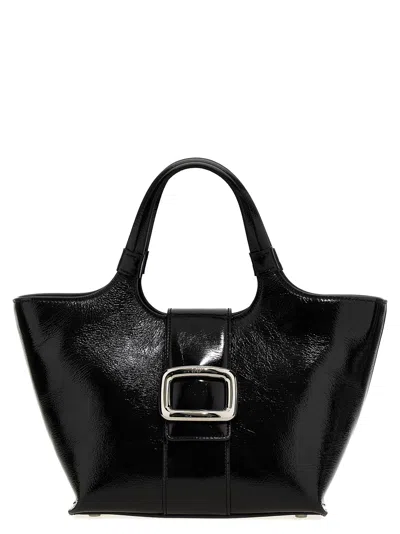 Roger Vivier Viv Shopping Bag In Black