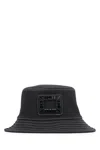 Roger Vivier Skate Bucket Hat Contrast Stitching In Nero