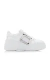 Roger Vivier High-top Sneakers With Extra Laces In White
