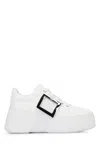 Roger Vivier High-top Sneakers With Extra Laces In White