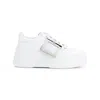 Roger Vivier High-top Sneakers With Extra Laces In White