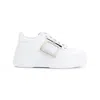Roger Vivier Women Viv Skate High Leather Sneakers In Multi