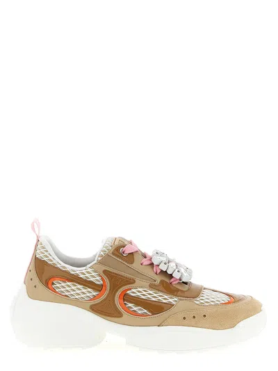 Roger Vivier Viv Sneaker In Brown