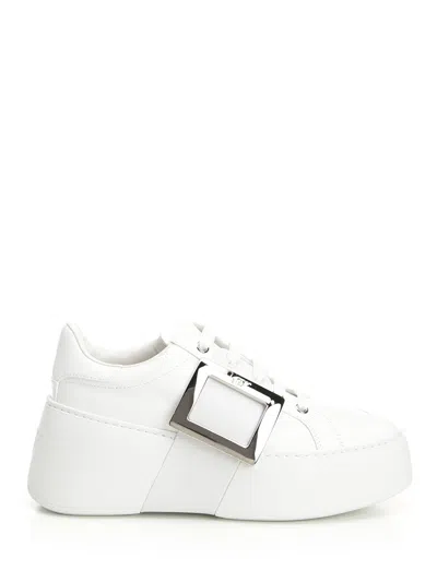 Roger Vivier Viv Sneakers White