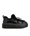 Roger Vivier Viv' Up Sneakers In Patent Leather In Black