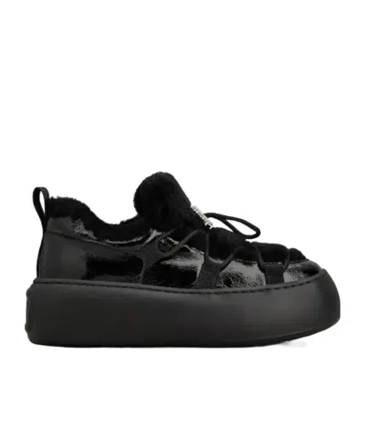 Roger Vivier Viv' Up Sneakers In Patent Leather In Black
