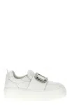 Roger Vivier Viv Up Sneakers In White