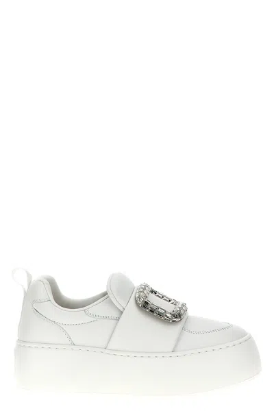 Roger Vivier 'viv' Up' Sneakers In White