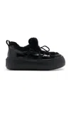 Roger Vivier Viv Up Snow Lace-up Shearling Boots In Black