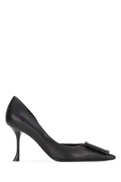 Roger Vivier Viv Ville Dorsay Dec 85 Pump In Black
